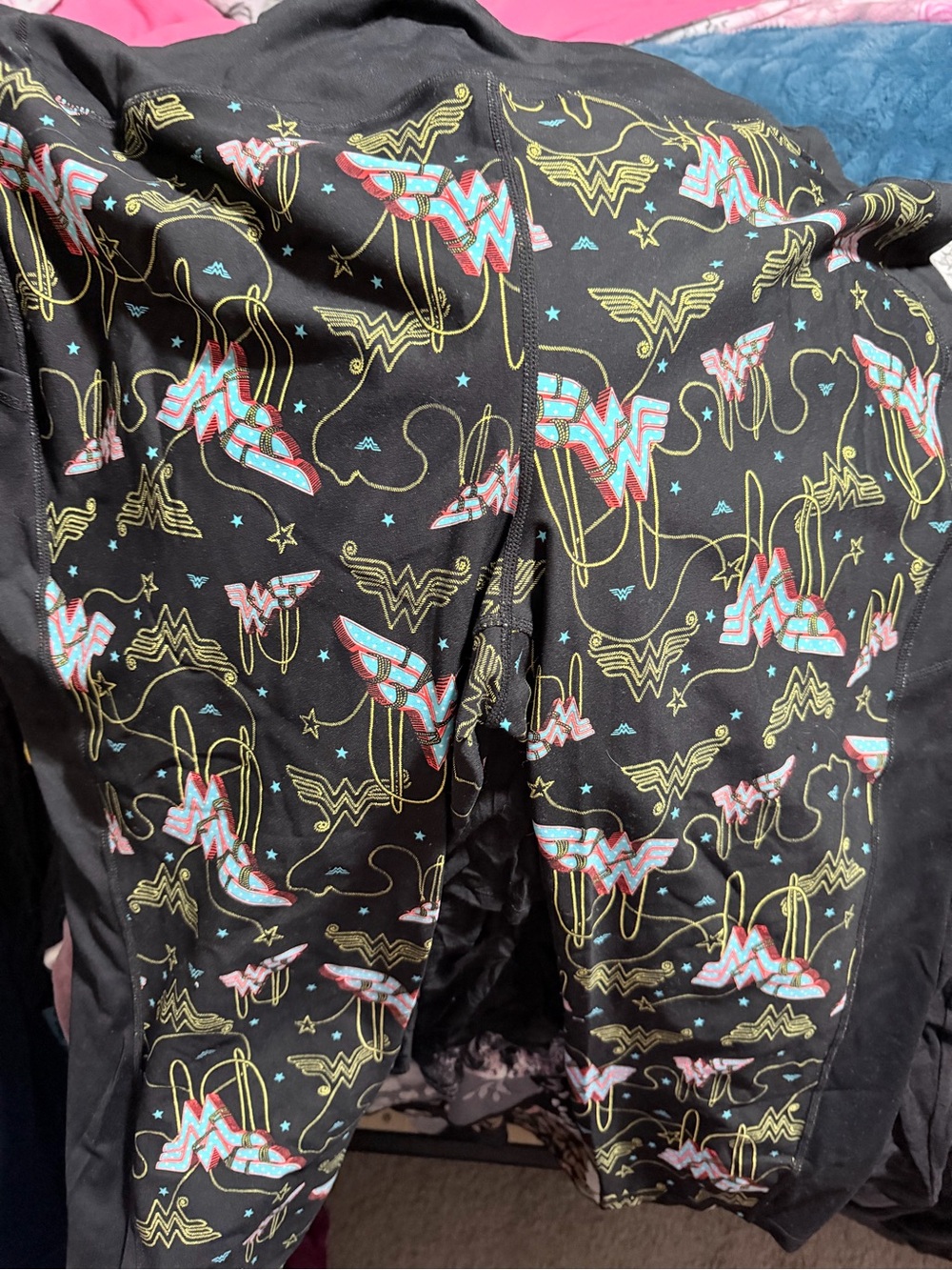 Torrid Wonder Woman 80th Lasso High Rise Active Full Length Leggings 5XL